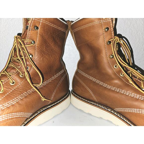 Thorogood American Heritage 8” Moc Toe Work Boots Full-Grain Leather Sz 11 - Picture 7 of 16